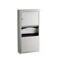Product Image of B-3699 Surface-Mounted Paper Towel Dispenser/Waste Receptacle (Satin)