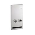 Product Image of B-370634C Semi-Recessed Napkin/Tampon Vendor, Free Vend Operation (Satin)