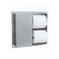Product Image of B-386 Partition-mounted Multi-roll Toilet Tissue Dispenser (serves 2 Compartments) (Satin)