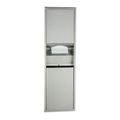 Product Image of B-3940 Recessed Convertible Paper Towel Dispenser/Waste Receptacle (Satin)