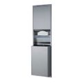 Product Image of B-3942 ClassicSeries semi-Recessed Paper Towel Dispenser/Waste Receptacle (Satin)
