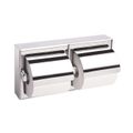 Product Image of B-69997 Surface-Mounted Toilet Tissue Dispenser w/ Hoods (Satin)