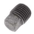 Product Image of 1/4" Black Steel Square Head Solid Pipe Plug, Class 150