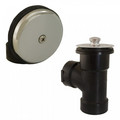 Product Image of Bath Waste T-Waste Half Kit - CP Lift & Turn Drain w/ 1 Hole Face Plate (ABS)
