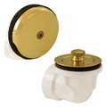 Product Image of Bath Waste Standard Half Kit - PB Lift & Turn Drain w/ 1 Hole Face Plate (PVC)