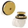 Product Image of Bath Waste Standard Half Kit - PB Toe Pop-Up Drain w/ 1 Hole Face Plate (PVC)