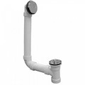 Product Image of Bath Waste T-Waste Full Kit - CP Lift & Turn Drain w/ 1 Hole Face Plate (PVC)