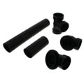 Product Image of Bath Waste Standard Full Kit - CP Toe Pop-Up Drain w/ 1 Hole Face Plate (ABS)