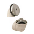 Product Image of Bath Waste Standard Half Kit - CP Friction Lift Drain w/ 1 Hole Face Plate (PVC)