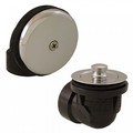 Product Image of Bath Waste Standard Half Kit - CP Friction Lift Drain w/ 1 Hole Face Plate (ABS)