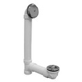 Product Image of Bath Waste Standard Full Kit - CP Brass Lift & Turn Drain w/ 1 Hole Face Plate (PVC)