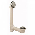 Product Image of Bath Waste Standard Full Kit - CP Friction Lift Drain w/ 1 Hole Face Plate (PVC)