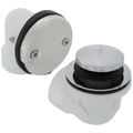 Product Image of Bath Waste Standard Half Kit - CP Toe Pop-Up Drain w/ 2 Hole Face Plate (PVC)