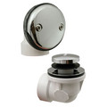 Product Image of Bath Waste Standard Half Kit - PB Toe Pop-Up Drain w/ 2 Hole Face Plate (ABS)