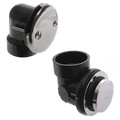 Product Image of Bath Waste Standard Half Kit - CP Toe Pop-Up Drain w/ 2 Hole Face Plate (ABS)