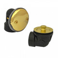 Product Image of Bath Waste Standard Half Kit - PB Lift & Turn Drain w/ 2 Hole Face Plate (ABS)