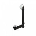Product Image of Bath Waste Standard Full Kit - CP Lift & Turn Drain w/ 2 Hole Face Plate (ABS)