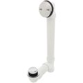 Product Image of Bath Waste Standard Full Kit - CP Toe Pop-Up Drain w/ 2 Hole Face Plate (PVC)