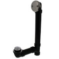 Product Image of Bath Waste Standard Full Kit - CP Toe Pop-Up Drain w/ 2 Hole Face Plate (ABS)