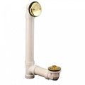 Product Image of Bath Waste Standard Full Kit - PB Lift & Turn Drain w/ 2 Hole Face Plate (PVC)