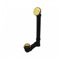 Product Image of Bath Waste Standard Full Kit - PB Toe Pop-Up Drain w/ 2 Hole Face Plate (ABS)