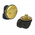 Product Image of Bath Waste Standard Half Kit - PB Friction Lift Drain w/ 2 Hole Face Plate (ABS)