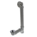Product Image of Bath Waste Standard Full Kit - CP Brass Lift & Turn Drain w/ 2 Hole Face Plate (PVC)