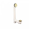 Product Image of Bath Waste Standard Full Kit - PB Friction Lift Drain w/ 2 Hole Face Plate (PVC)