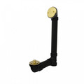 Product Image of Bath Waste Standard Full Kit - PB Friction Lift Drain w/ 2 Hole Face Plate (ABS)