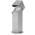 Product Image of 2-Gang 18" Stainless Power Pedestal Kit, Surface Mount Hinged Top, Brushed and W5833-W