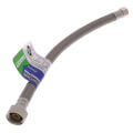 Product Image of 12" Polymer Coated Braided Hose Faucet Connector (3/8" Compression x 1/2" FIP)
