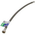 Product Image of 20" Polymer Coated Braided Hose Faucet Connector (3/8" Compression x 1/2" FIP)