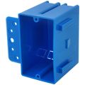Product Image of Single-Gang New-Work Outlet Box w/ Mounting Bracket, 18 Cubic Inch