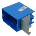 Product Image of Single-Gang Adjustable New-Work Outlet Box w/ Horizontal Adjustable Mounting Bracket, 21 Cubic Inch