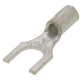 Product Image of #10 Stud Non-Insulated Copper Fork Terminal, 18-14 AWG
