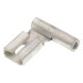 Product Image of 0.58" x 0.62" Non-Insulated 90-Degree Flag Female Disconnect, 0.250" x 0.32" Tab, 16-14 AWG