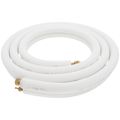 Product Image of 1/4" LL x 1/2" SL Mini Split Refrigerant Line Set w/ Flare Nuts, 1/2" Insulation (15 Ft.)