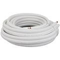 Product Image of 1/4" LL x 5/8" SL Mini Split Refrigerant Line Set w/ Flare Nuts, 1/2" Insulation (50 Ft.)