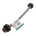 Product Image of 12" Universal Click Seal Braided Stainless Steel Hose Faucet Connector (3/8" Compression x 1/2" FIP)