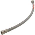 Product Image of B1F16 16" Braided Stainless Steel Hose Faucet Connector (3/8" Compression x 1/2" FIP)