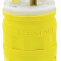 Product Image of 15A, 250V NEMA 6-15P, 2P, 3W, Straight Blade Plug, Grounding, Dustguard (Yellow)