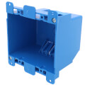 25 Cubic Inch 2-Gang Old Work Non-Metallic Outlet Box