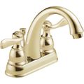 Product Image of Windemere 2 Handle Centerset Bathroom Faucet (Polished Brass), B2596LF-PB