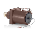 Product Image of Rhino-Hide 1 Pole Male 45 Deg Receptacle 1 Hole Bus Bar, 313MCM-777MCM Cable (Brown)