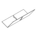 2-1/2" - 4" Plastic Pipe Support (Zinc)