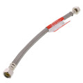 Product Image of 12" Braided Stainless Steel Hose Faucet Supply Connector (1/2" Compression x 1/2" FIP)