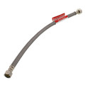 Product Image of 16" Braided Stainless Steel Hose Faucet Supply Connector (1/2" Compression x 1/2" FIP)