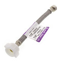 Product Image of B3T09 9" Braided Stainless Steel Hose Toilet Connector (1/2" Compression x 7/8" Ballcock)