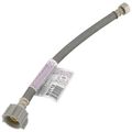 Product Image of B3T12 12" Braided Stainless Steel Hose Toilet Connector (1/2" Compression x 7/8" Ballcock)