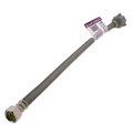 Product Image of B3T16 16" Braided Stainless Steel Hose Toilet Connector (1/2" Compression x 7/8" Ballcock)